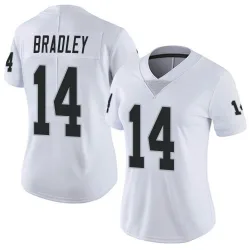 Women's Carter Bradley Las Vegas Raiders No.14 Limited Vapor Untouchable Jersey - White