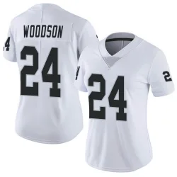 Women's Charles Woodson Las Vegas Raiders No.24 Limited Vapor Untouchable Jersey - White