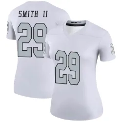 Women's Chris Smith II Las Vegas Raiders No.29 Legend Color Rush Jersey - White