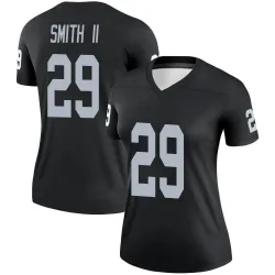 Women's Chris Smith II Las Vegas Raiders No.29 Legend Jersey - Black