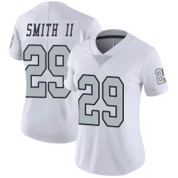 Women's Chris Smith II Las Vegas Raiders No.29 Limited Color Rush Jersey - White