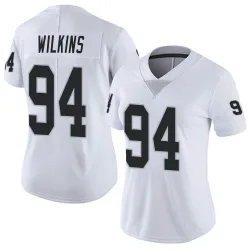 Women's Christian Wilkins Las Vegas Raiders No.94 Limited Vapor Untouchable Jersey - White
