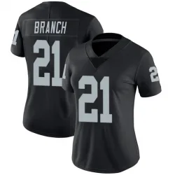 Women's Cliff Branch Las Vegas Raiders No.21 Limited Team Color Vapor Untouchable Jersey - Black
