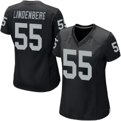 Women's Cody Lindenberg Las Vegas Raiders No.55 Game Team Color Jersey - Black