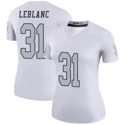 Women's Cre'Von LeBlanc Las Vegas Raiders No.31 Legend Color Rush Jersey - White