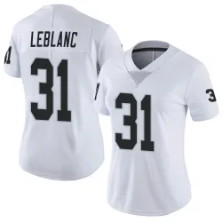 Women's Cre'Von LeBlanc Las Vegas Raiders No.31 Limited Vapor Untouchable Jersey - White