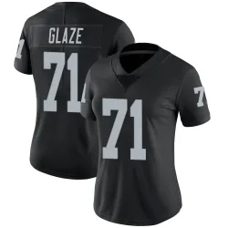 Women's DJ Glaze Las Vegas Raiders No.71 Limited Team Color Vapor Untouchable Jersey - Black