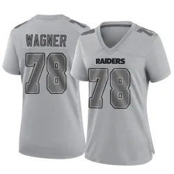 Women's Dalton Wagner Las Vegas Raiders No.78 Game Atmosphere Fashion Jersey - Gray