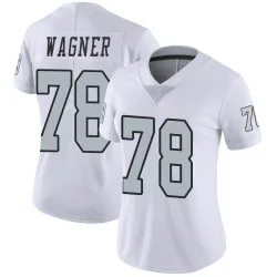 Women's Dalton Wagner Las Vegas Raiders No.78 Limited Color Rush Jersey - White