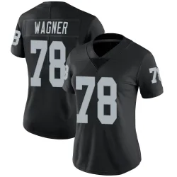 Women's Dalton Wagner Las Vegas Raiders No.78 Limited Team Color Vapor Untouchable Jersey - Black