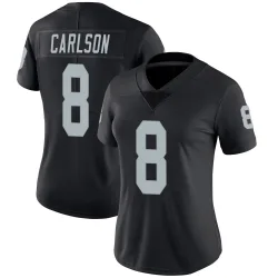 Women's Daniel Carlson Las Vegas Raiders No.8 Limited Team Color Vapor Untouchable Jersey - Black