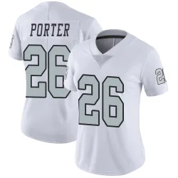 Women's Darien Porter Las Vegas Raiders No.26 Limited Color Rush Jersey - White