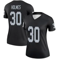 Women's Darnay Holmes Las Vegas Raiders No.30 Legend Jersey - Black