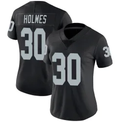 Women's Darnay Holmes Las Vegas Raiders No.30 Limited Team Color Vapor Untouchable Jersey - Black