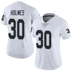 Women's Darnay Holmes Las Vegas Raiders No.30 Limited Vapor Untouchable Jersey - White