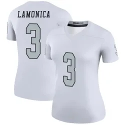 Women's Daryle Lamonica Las Vegas Raiders No.3 Legend Color Rush Jersey - White