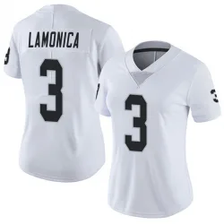 Women's Daryle Lamonica Las Vegas Raiders No.3 Limited Vapor Untouchable Jersey - White