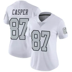 Women's Dave Casper Las Vegas Raiders No.87 Limited Color Rush Jersey - White
