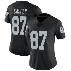 Women's Dave Casper Las Vegas Raiders No.87 Limited Team Color Vapor Untouchable Jersey - Black
