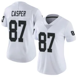Women's Dave Casper Las Vegas Raiders No.87 Limited Vapor Untouchable Jersey - White