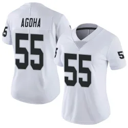 Women's David Agoha Las Vegas Raiders No.55 Limited Vapor Untouchable Jersey - White