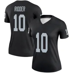 Women's Desmond Ridder Las Vegas Raiders No.10 Legend Jersey - Black