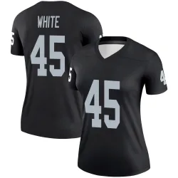 Women's Devin White Las Vegas Raiders No.45 Legend Jersey - Black