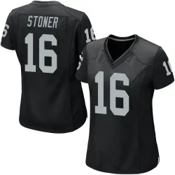 Women's Dillon Stoner Las Vegas Raiders No.16 Game Team Color Jersey - Black