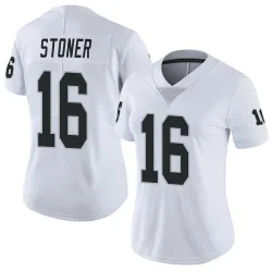 Women's Dillon Stoner Las Vegas Raiders No.16 Limited Vapor Untouchable Jersey - White