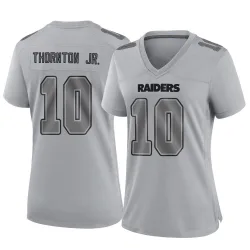 Women's Dont'e Thornton Jr. Las Vegas Raiders No.10 Game Atmosphere Fashion Jersey - Gray