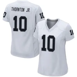 Women's Dont'e Thornton Jr. Las Vegas Raiders No.10 Game Jersey - White