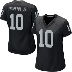 Women's Dont'e Thornton Jr. Las Vegas Raiders No.10 Game Team Color Jersey - Black