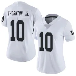 Women's Dont'e Thornton Jr. Las Vegas Raiders No.10 Limited Vapor Untouchable Jersey - White