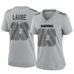 Women's Dylan Laube Las Vegas Raiders No.23 Game Atmosphere Fashion Jersey - Gray