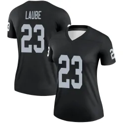 Women's Dylan Laube Las Vegas Raiders No.23 Legend Jersey - Black
