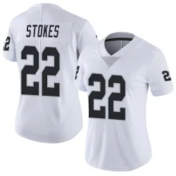 Women's Eric Stokes Las Vegas Raiders No.22 Limited Vapor Untouchable Jersey - White