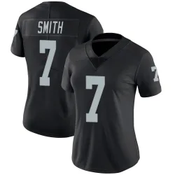 Women's Geno Smith Las Vegas Raiders No.7 Limited Team Color Vapor Untouchable Jersey - Black