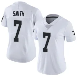 Women's Geno Smith Las Vegas Raiders No.7 Limited Vapor Untouchable Jersey - White