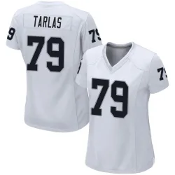 Women's George Tarlas Las Vegas Raiders No.79 Game Jersey - White