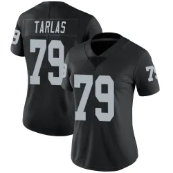 Women's George Tarlas Las Vegas Raiders No.79 Limited Team Color Vapor Untouchable Jersey - Black