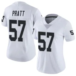 Women's Germaine Pratt Las Vegas Raiders No.57 Limited Vapor Untouchable Jersey - White