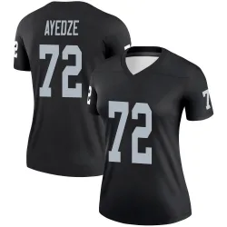 Women's Gottlieb Ayedze Las Vegas Raiders No.72 Legend Jersey - Black