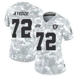 Women's Gottlieb Ayedze Las Vegas Raiders No.72 Limited 2024 Salute to Service Jersey - Arctic Camo