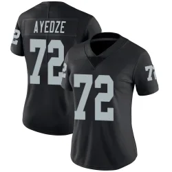 Women's Gottlieb Ayedze Las Vegas Raiders No.72 Limited Team Color Vapor Untouchable Jersey - Black