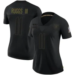 Women's Henry Ruggs III Las Vegas Raiders No.11 Limited 2020 Salute To Service Jersey - Black