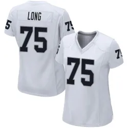 Women's Howie Long Las Vegas Raiders No.75 Game Jersey - White