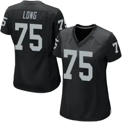 Women's Howie Long Las Vegas Raiders No.75 Game Team Color Jersey - Black