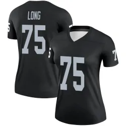 Women's Howie Long Las Vegas Raiders No.75 Legend Jersey - Black