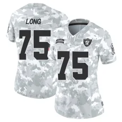 Women's Howie Long Las Vegas Raiders No.75 Limited 2024 Salute to Service Jersey - Arctic Camo