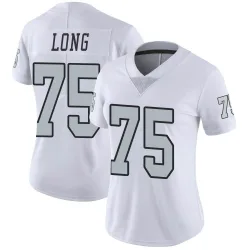 Women's Howie Long Las Vegas Raiders No.75 Limited Color Rush Jersey - White